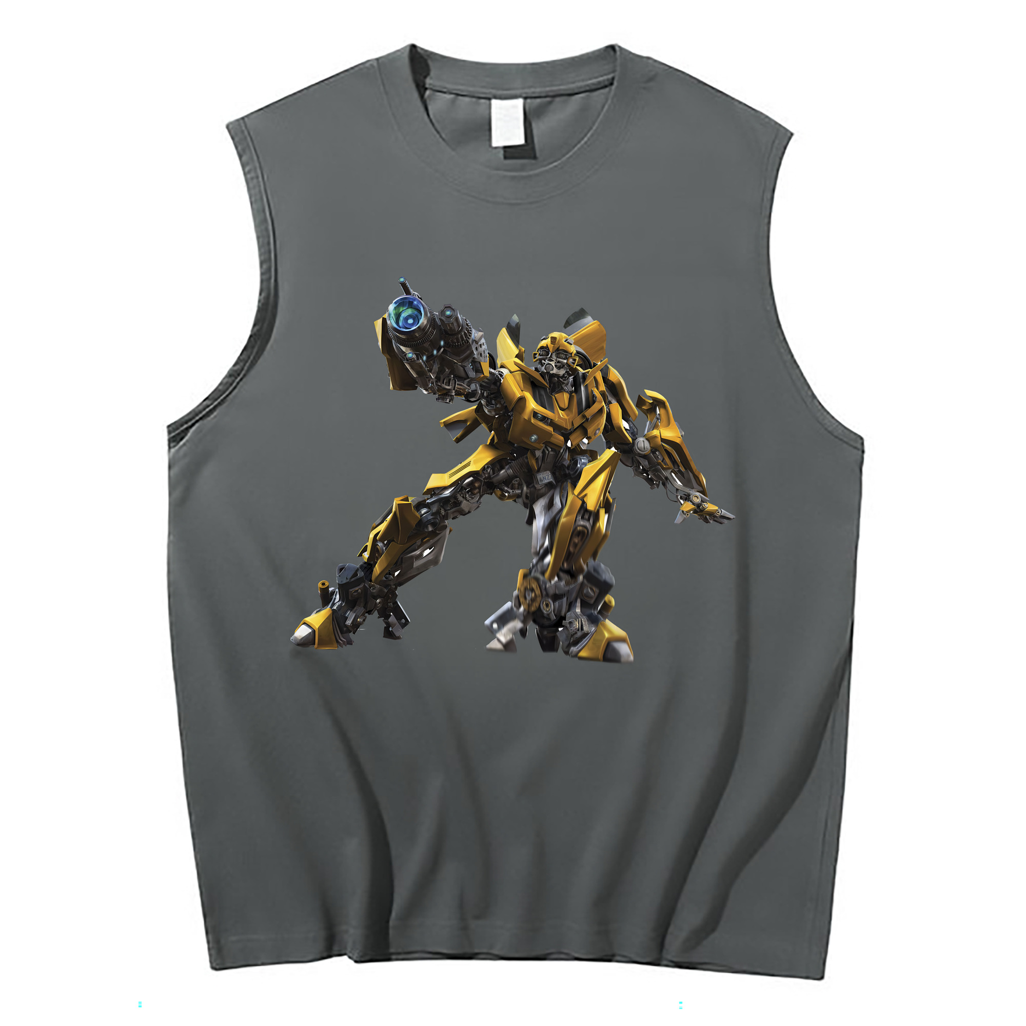 （画像用） Transformers トランスフォーマー コットン100％タンクトップ（フロントプリント）